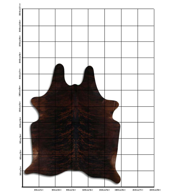 Union Rustic Koorosh Handmade Cowhide Rug Wayfair Canada